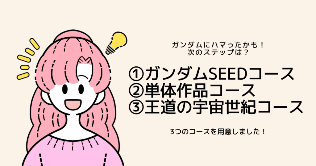 ガンダムにハマったら?次のステップにいこう3つのコースを紹介